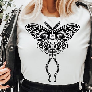 Boho moth SVG, Moth svg, Moon moth svg, Magic moth svg, Magic illustration svg, Moth magic svg, Boho svg, Boho illustration svg