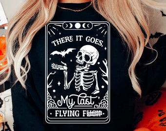 There it goes my last flying f*ck SVG, there it goes svg, my last flying f*ck SVG, Halloween skull svg, Halloween skeleton svg