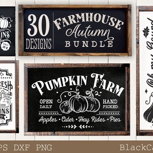 Rustic Fall Bundle Svg,vintage Autumn Svg, Rustic Farmhouse Autumn Svg ...