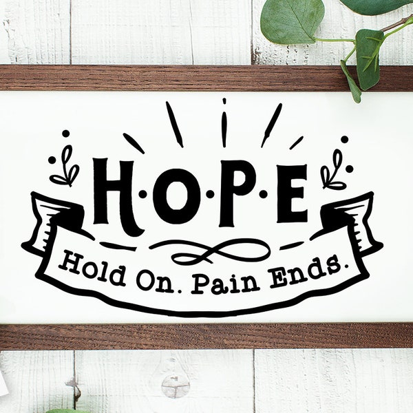 Hold on Pain Ends - Etsy