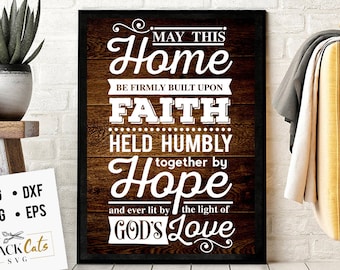 May this house be firmly built SVG,  Family tree svg, Family svg,Family definition svg, Family quotes svg, Home svg