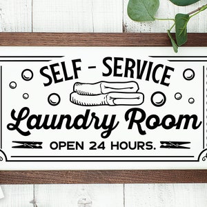Self service laundry room svg,  laundry room svg, laundry svg,  laundry poster svg, bathroom svg, vintage poster svg,