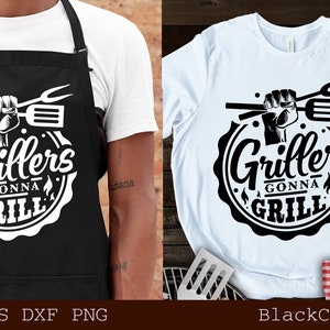 Grillers gonna Grill svg, Barbecue svg, Grillen svg, BBQ Ronde Svg, Dad's Bar en Grill svg, Vaderdag cadeau svg, BBQ Cut File