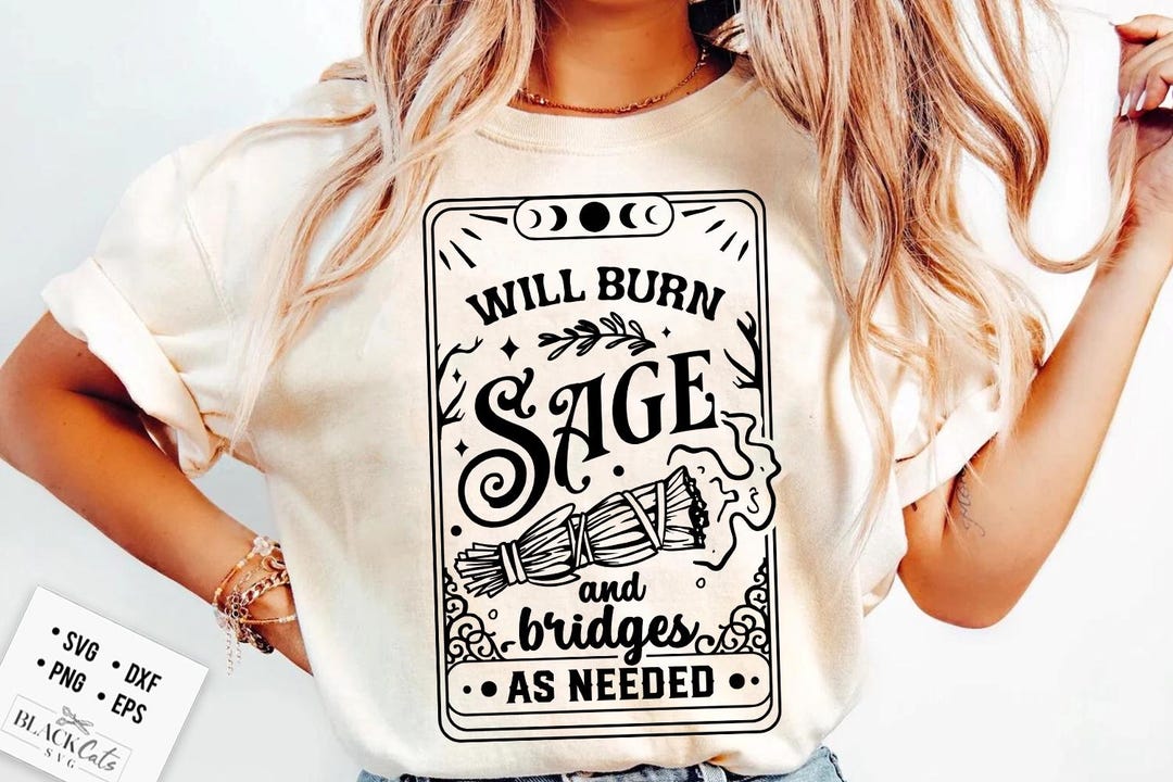 Personalized Witch AOP Sweater - Gift Idea For Witch Lover - Will Burn Sage And Bridges As Needed