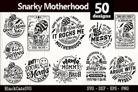 Funny mama bundle 50 designs SVG, Funny motherhood svg, Sarcastic mom bundle svg, Funny skeleton bundle svg, skeleton svg, Sassy