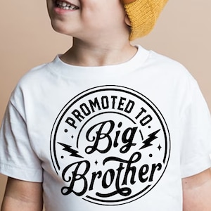 Promoted To Big Brother Svg, Big brother svg, New Big Brother Svg, Baby Brother Svg, New Baby Svg, New Big Bro Svg image 2