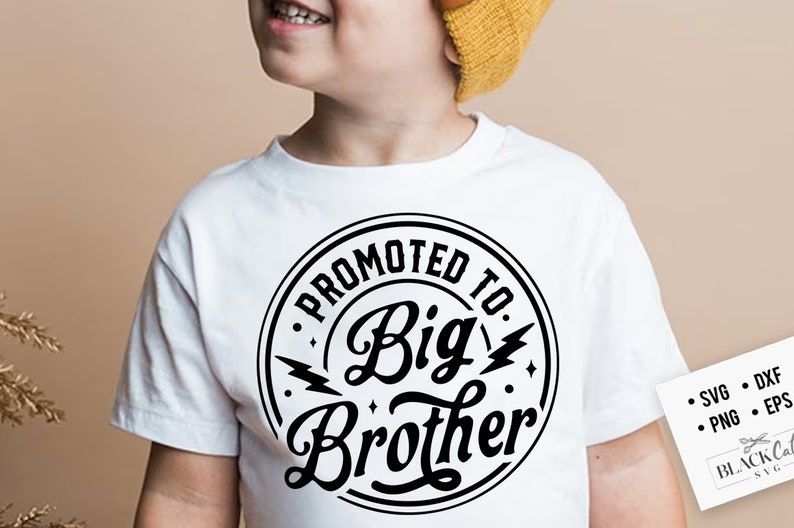 Promoted To Big Brother Svg, Big brother svg, New Big Brother Svg, Baby Brother Svg, New Baby Svg, New Big Bro Svg image 2