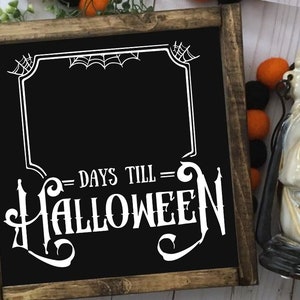 Days till Halloween svg, Days until Halloween svg, Halloween svg, Halloween countdown svg, Happy Halloween svg