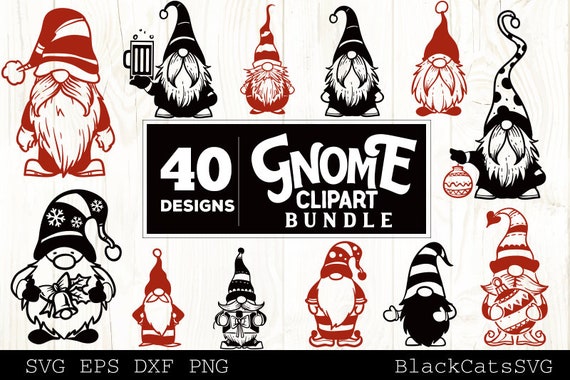 Download Christmas Gnomes Svg Bundle Gnome Clipart Svg 40 Designs Etsy