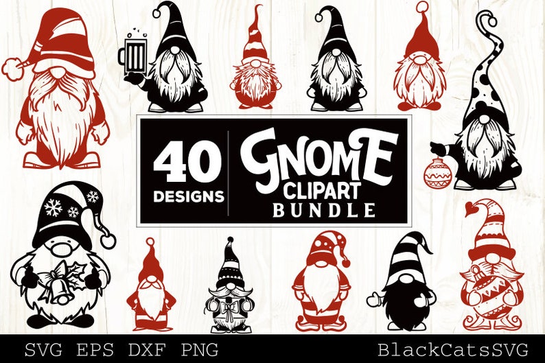 Download Christmas Gnomes SVG bundle Gnome clipart SVG 40 designs ...