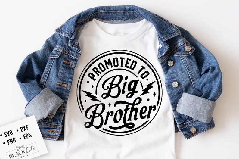 Promoted To Big Brother Svg, Big brother svg, New Big Brother Svg, Baby Brother Svg, New Baby Svg, New Big Bro Svg image 3