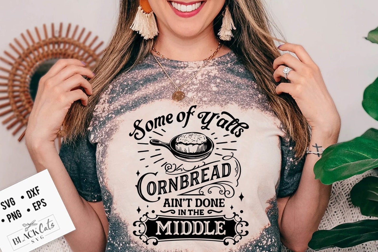 Some of Y'alls Cornbread Ain't Done in the Middle Svg, Western Svg ...