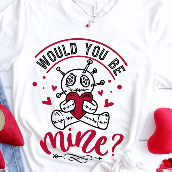 Would you be mine svg,  Anti Valentine's Day SVG, Funny Valentine Shirt Svg, Love Svg