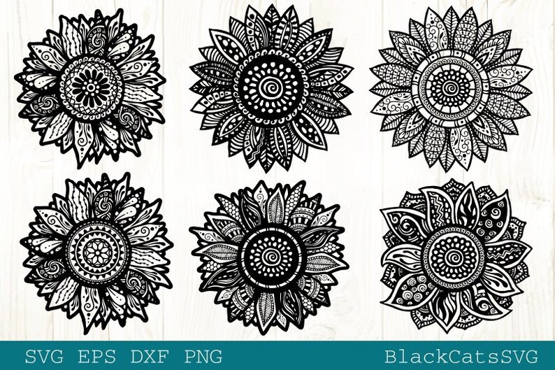 Free Free 258 Sunflower Zentangle Svg SVG PNG EPS DXF File