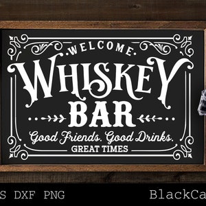Whiskey bar svg, Dad&#39;s bar svg, Man cave svg, Father&#39;s day gift svg, bar poster svg