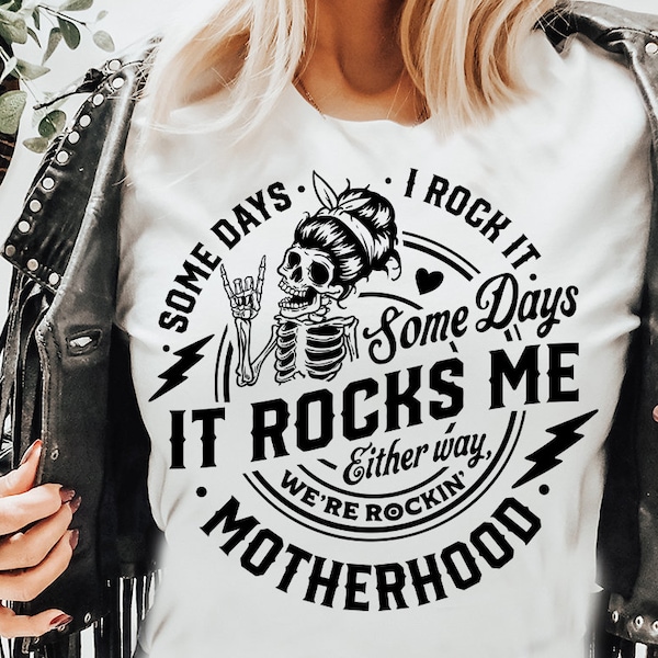 Rocking Motherhood Png - Etsy