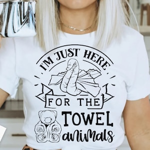 Estou aqui apenas pelos animais de toalha SVG, SVG engraçado, animal de toalha svg, Cruzeiro svg, férias engraçadas svg, Animais de toalha svg