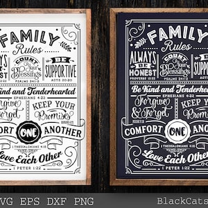 House Rules Bible Verses SVG, House rules poster svg, Welcome to our house svg, House rules svg,  In this house poster svg,