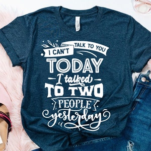 I can&#39;t talk to you today svg, Antisocial SVG, Sarcastic SVG, Introvert svg, anti-social Svg