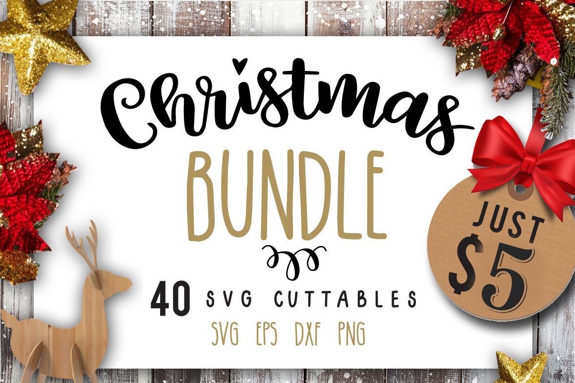 Download Christmas Bundle Svg Bundle 40 Designs Winter Svg Etsy