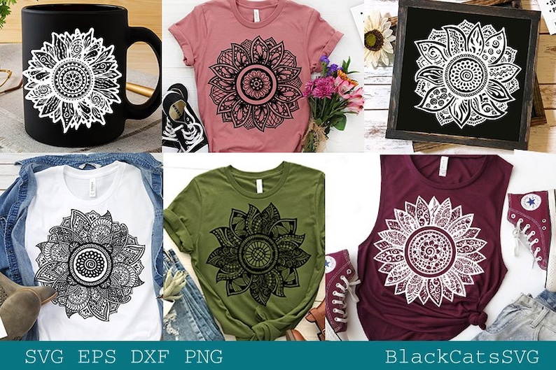 Free Free 199 Sunflower Zentangle Svg SVG PNG EPS DXF File