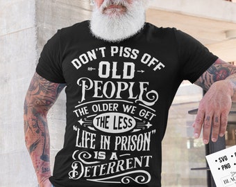 Don't piss off old people svg, Birthday Vintage Svg, Aged to perfection svg, Birthday Limited edition svg