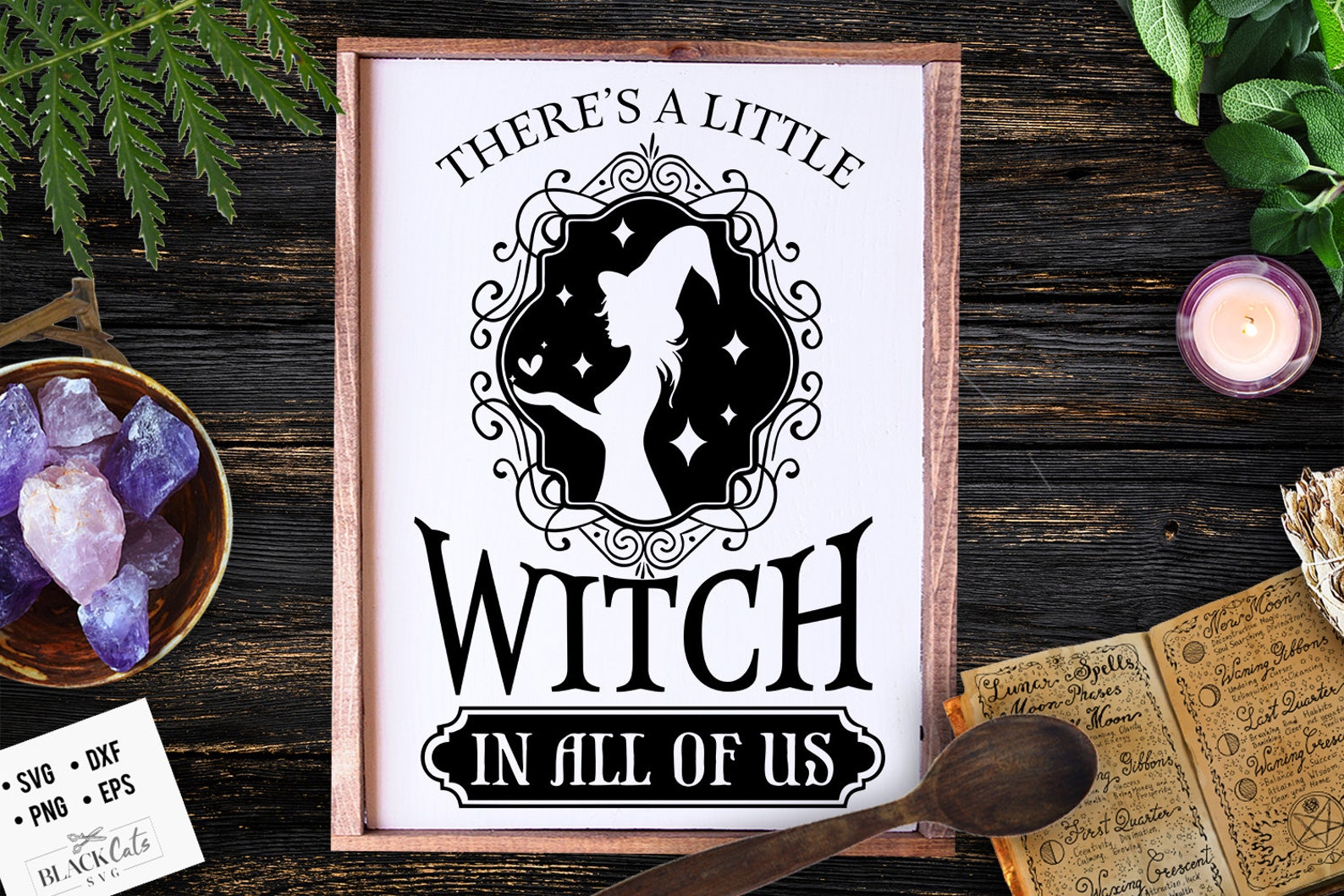 There's a Little Witch in All of Us SVG, Witch Kitchen Svg, Magic ...