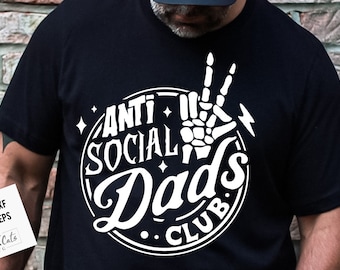 Club de papás antisociales svg, Club de papás antisociales SVG, Papá svg, Club de papás svg, Papá antisocial SVG