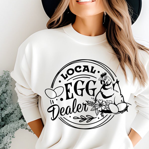 Local egg dealer svg, Egg dealer svg, Support your local egg dealer svg, Funny chickens svg, coop svg, Farmhouse chicken svg