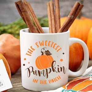 La zucca più dolce nella patch svg, Autumn svg, Fall svg, autumn svg design, thanksgiving svg, autumn leaves svg