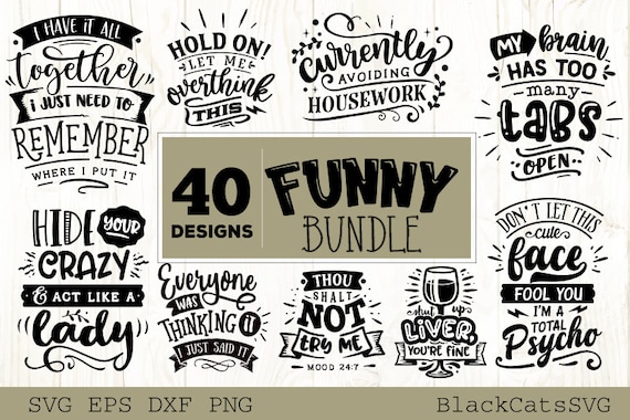 Buy Funny Quotes Bundle 40 Designs Online in India - Etsy Buy Funny Quotes Bundle 40 Designs Online in India - Etsy