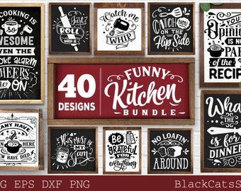 Funny Kitchen Bundle SVG 40 designs vol 1