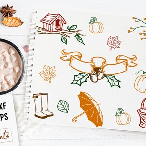 Autumn clipart pack svg, Autumn svg, Fall svg, autumn svg design, thanksgiving svg, autumn cliparts svg