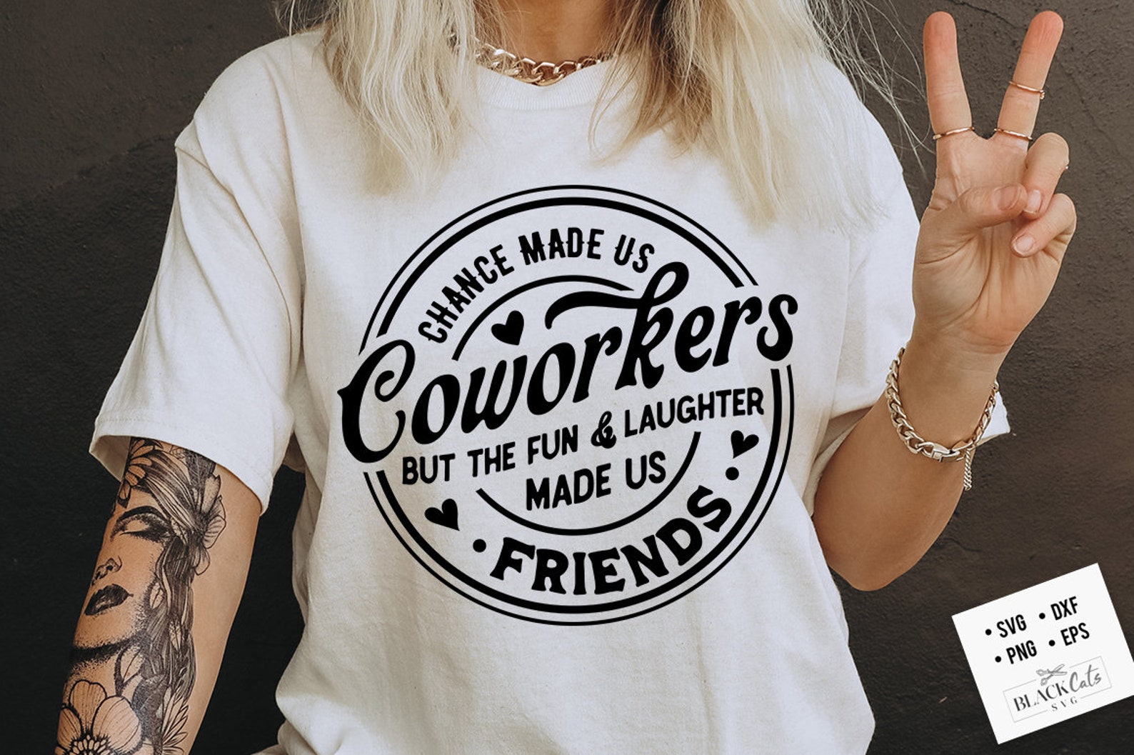 Chance Made Us Coworkers Svg, Friendship Svg, Coworker Gift, Funny ...