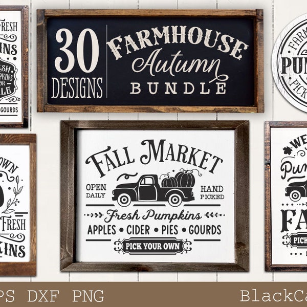 Rustic Fall Bundle svg,Vintage autumn svg, Rustic farmhouse autumn svg, Fall rustic signs svg, Farmhouse autumn bundle svg,