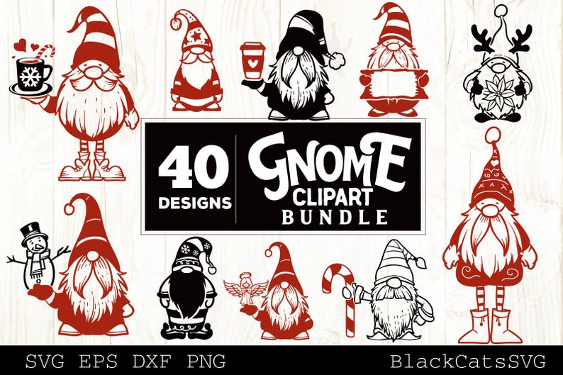 Download Christmas Gnomes SVG bundle Gnome clipart SVG 40 designs | Etsy