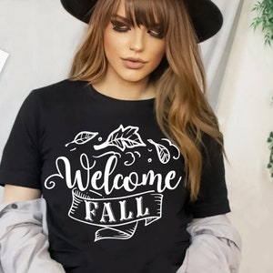 Welcome fall svg, Autumn svg, Fall svg, autumn svg design, thanksgiving svg, happy fall svg