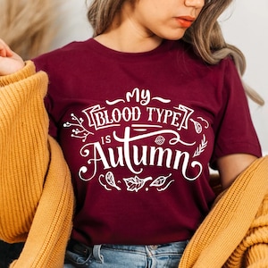 Il mio gruppo sanguigno è autumn svg, Autumn svg, Fall svg, autumn svg design, thanksgiving svg, happy fall svg