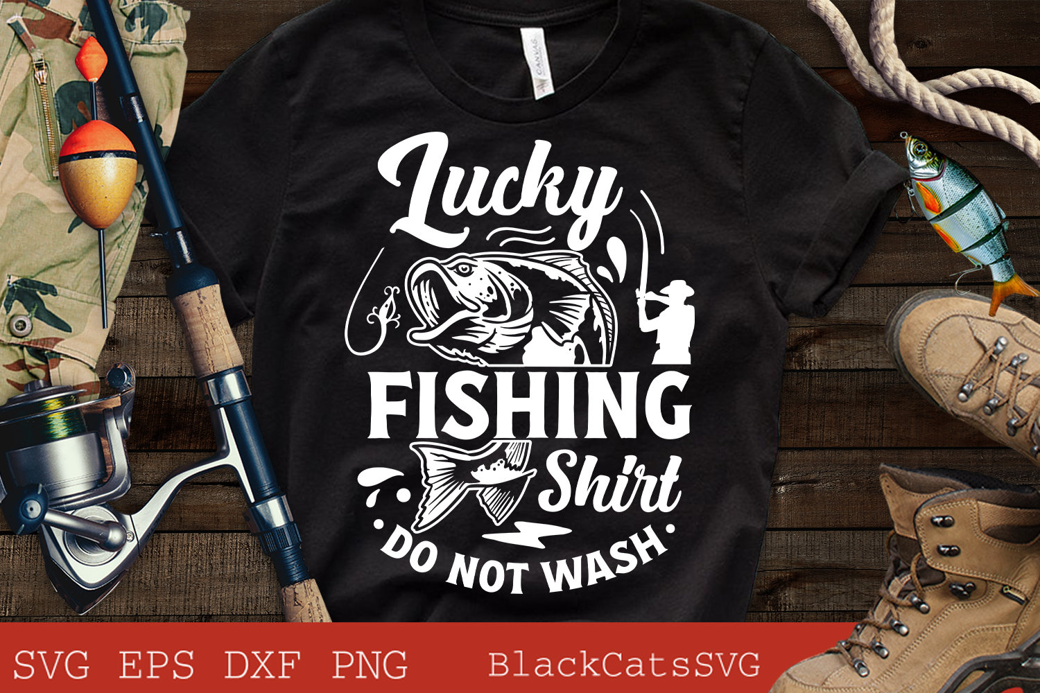 Lucky Fishing Shirt T-Shirt Lucky Fishing Shirt T-Shirt