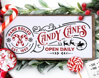 Candy canes svg,  Candy canes poster svg, Farmhouse Christmas svg,  Farmhouse candy canes svg, Farmhouse Christmas poster svg,