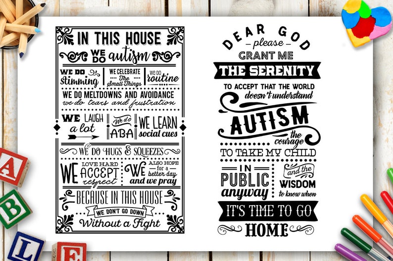 Download Autism Bundle 40 autism SVG Autism awareness | Etsy