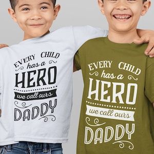 Every child has a hero we call ours daddy svg, Father&#39;s Day svg, Funny Dad svg, Birthday Dad svg, Dad svg, Vintage birthday svg