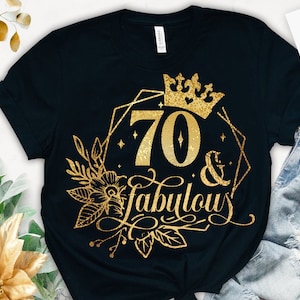 70 e favoloso SVG, 70 ° compleanno, 70 favoloso file di taglio, 70 compleanno svg, 70 ° compleanno regalo svg, 70 compleanno d'oro PNG