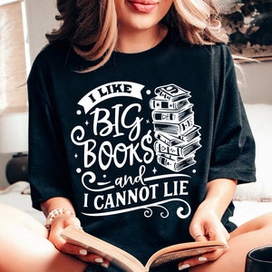 I like big books and I cannot lie svg, Book lover svg, Books on a shelf svg, Reading svg, Booktrovert svg, funny book svg
