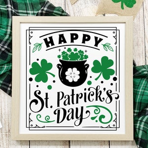 Happy St Patrick&#39;s Day svg, St Patrick SVG, St Patricks Day SVG, St Patrick&#39;s Day Svg, St Patricks Svg, Shamrock Svg, Clover Svg, Irish svg