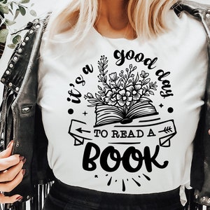 It&#39;s a good day to read a book svg, Booked svg, Book lover svg, Reading svg, Booktrovert svg, Reader Svg, funny book svg