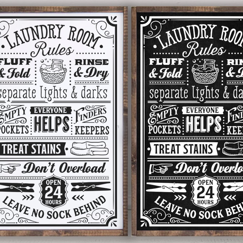 Laundry Room Signs - Etsy