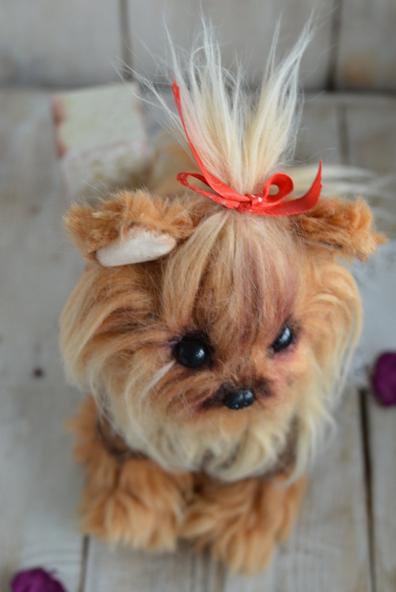 Artist Teddy dog Realistic Puppy Yorkshire Terrier Memory pet