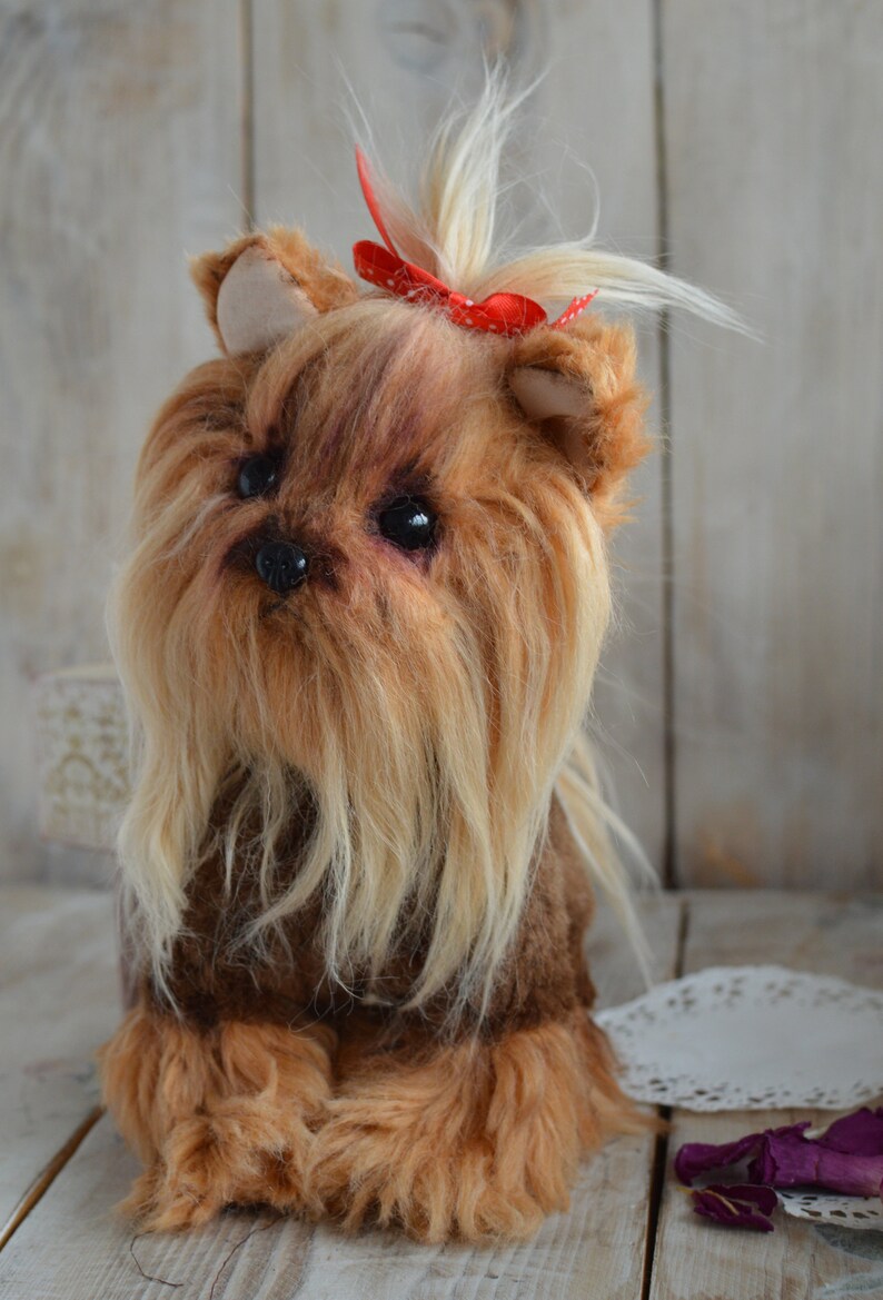 Artist Teddy dog Realistic Puppy Yorkshire Terrier Memory pet