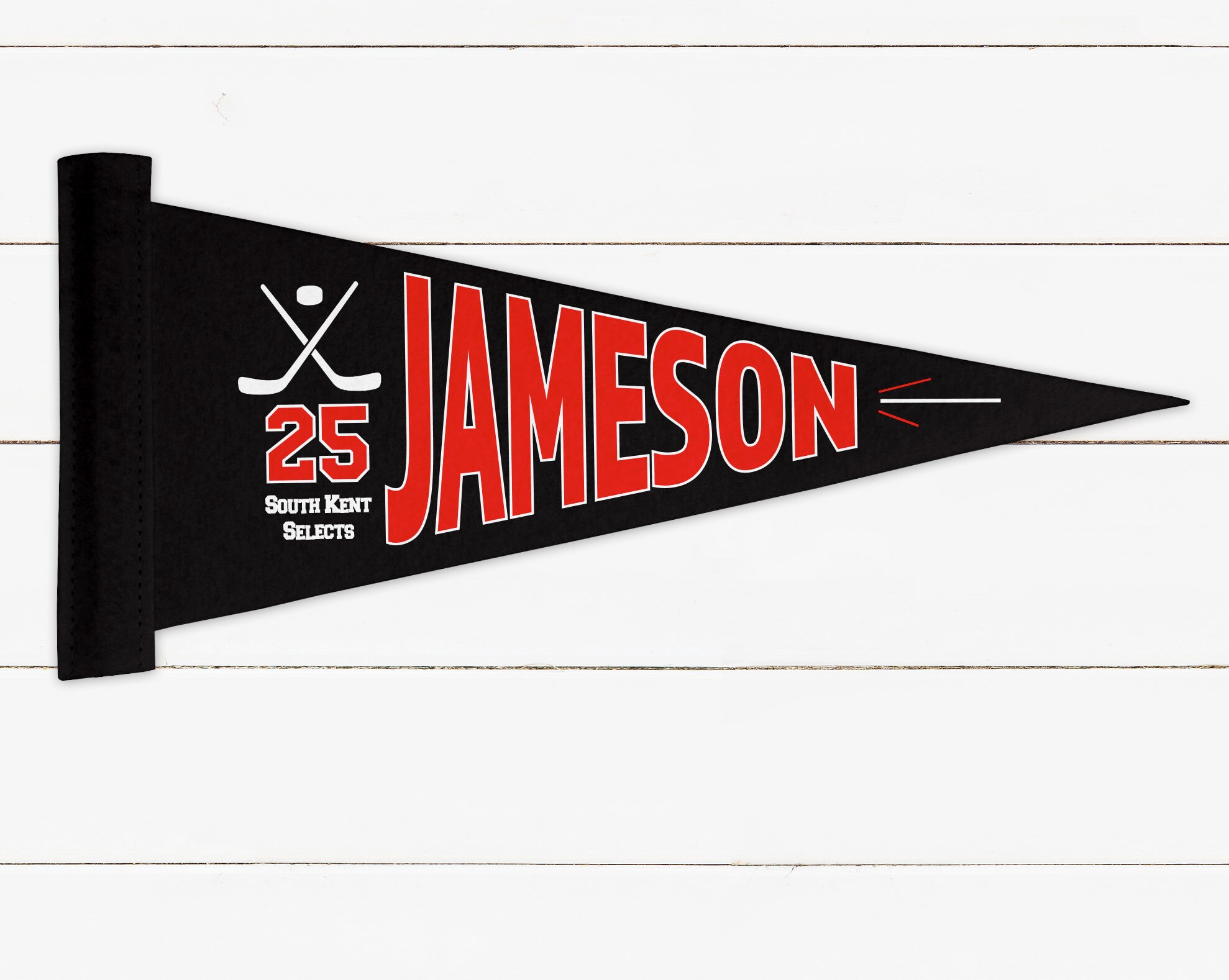 Fanion Hockey Sur Glace Stichting Feenstra - Pennant Vintage